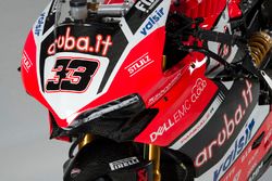 Détails de la moto de Marco Melandri, Ducati Team