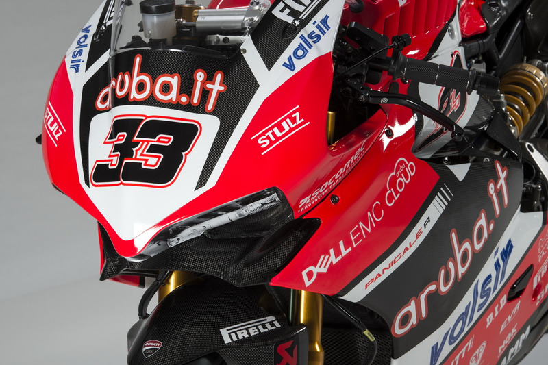 Detail vom Bike von Marco Melandri, Ducati Team