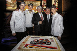 Giovanni Cuzari with Luca Marini, Lorenzo Baldassarri, Forward Racing