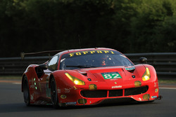#82 Risi Competizione Ferrari 488 GTE: Toni Vilander, Giancarlo Fisichella, Pierre Kaffer
