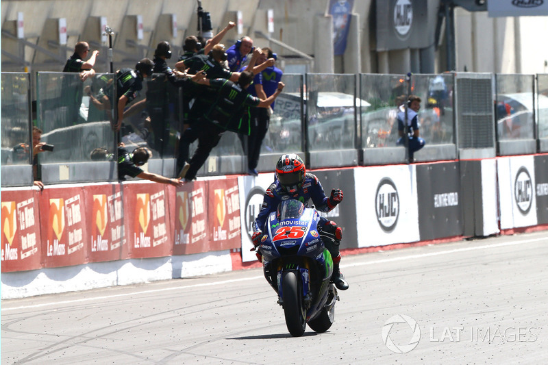 Maverick Viñales, Yamaha Factory Racing remporte la course