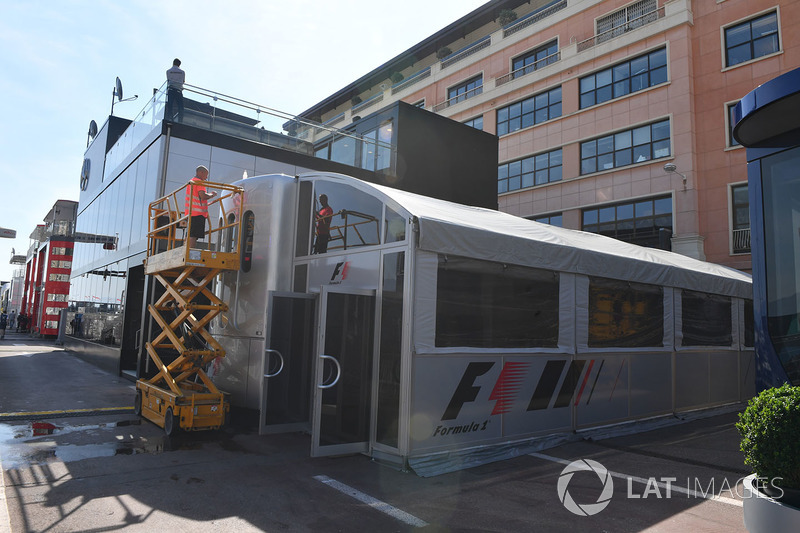 F1 motorhome