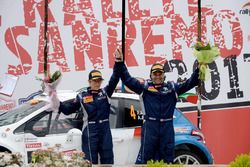 Cerimonia di Premiazione: Paolo Andreucci, Anna Andreussi, Peugeot 208 T16, Peugeot Sport Italia