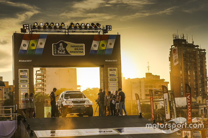 #9: Das Startpodium der Dakar