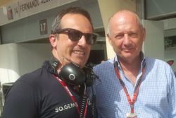 Tancredi Pagiaro, team principal Lazarus, e Ron Dennis, presidente McLaren International