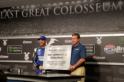 Dale Earnhardt Jr. with BMS President Jerry Caldwell