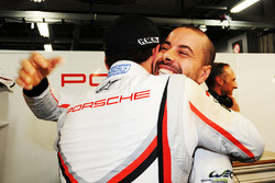 LM GTE polesitters Richard Lietz, Frédéric Makowiecki, Porsche Team