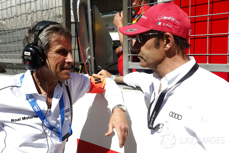 Roberto Ravaglia, Team manager team ROAL Motorsport and Emanuele Pirro