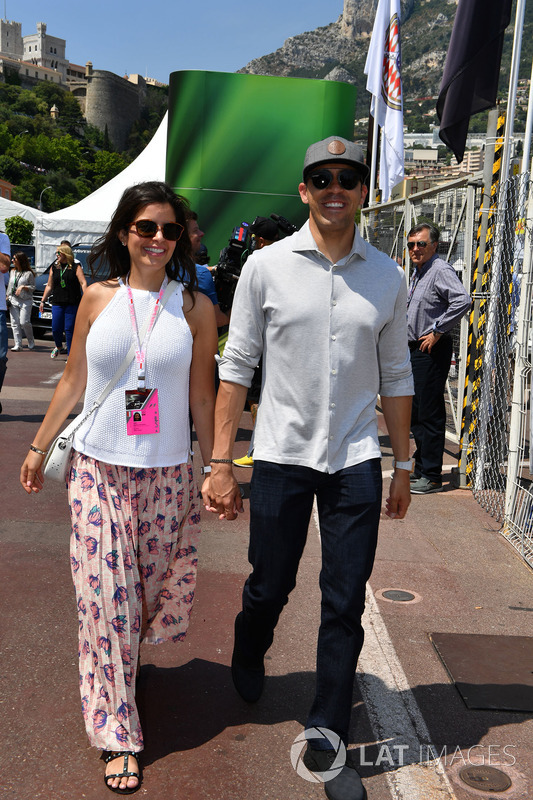 Pastor Maldonado mit Ehefrau Gabriella Tarkany