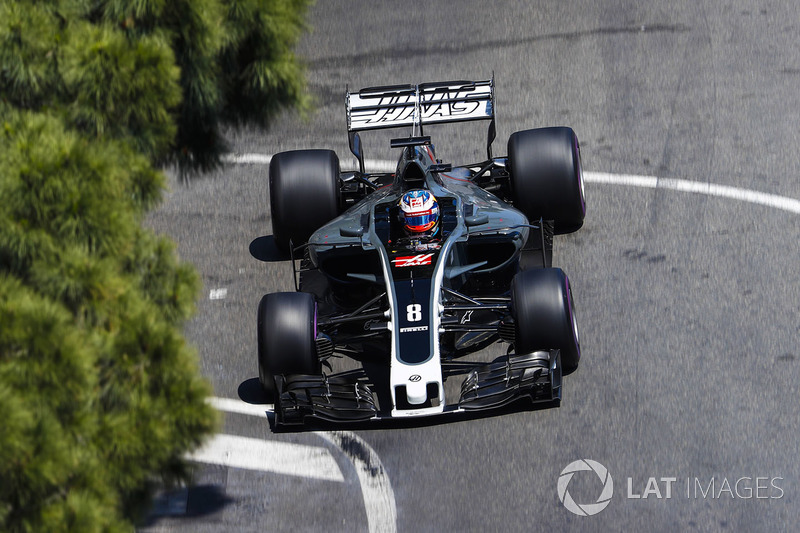 Decoración renovada del Haas F1 Team VF-17 desde mitad de temporada
