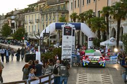 Partenza: Marco Signor, Monica Cicognini, Ford Fiesta WRC, Sama Racing