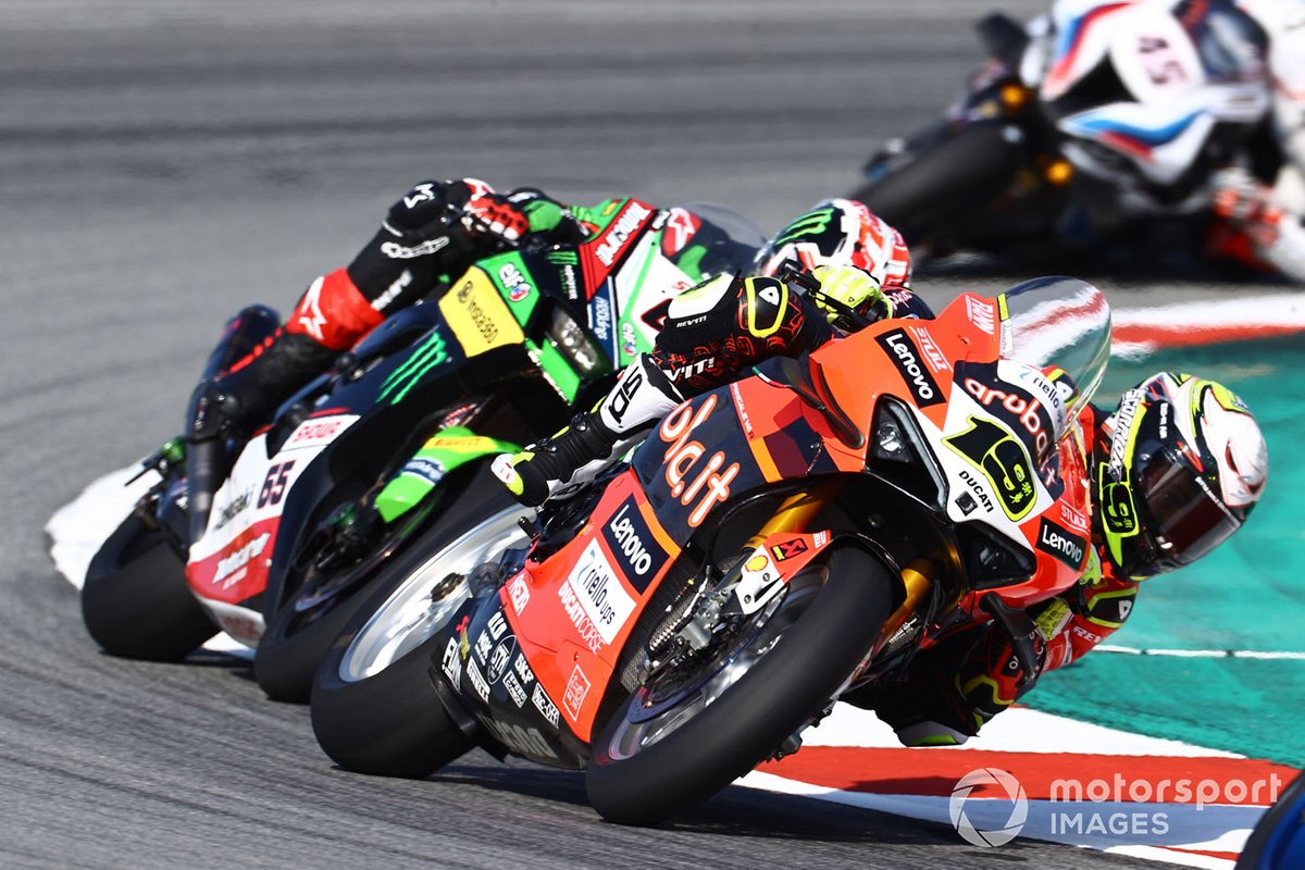 Alvaro Bautista, Aruba.it Racing Ducati, Jonathan Rea, Kawasaki Racing Team WSBK
