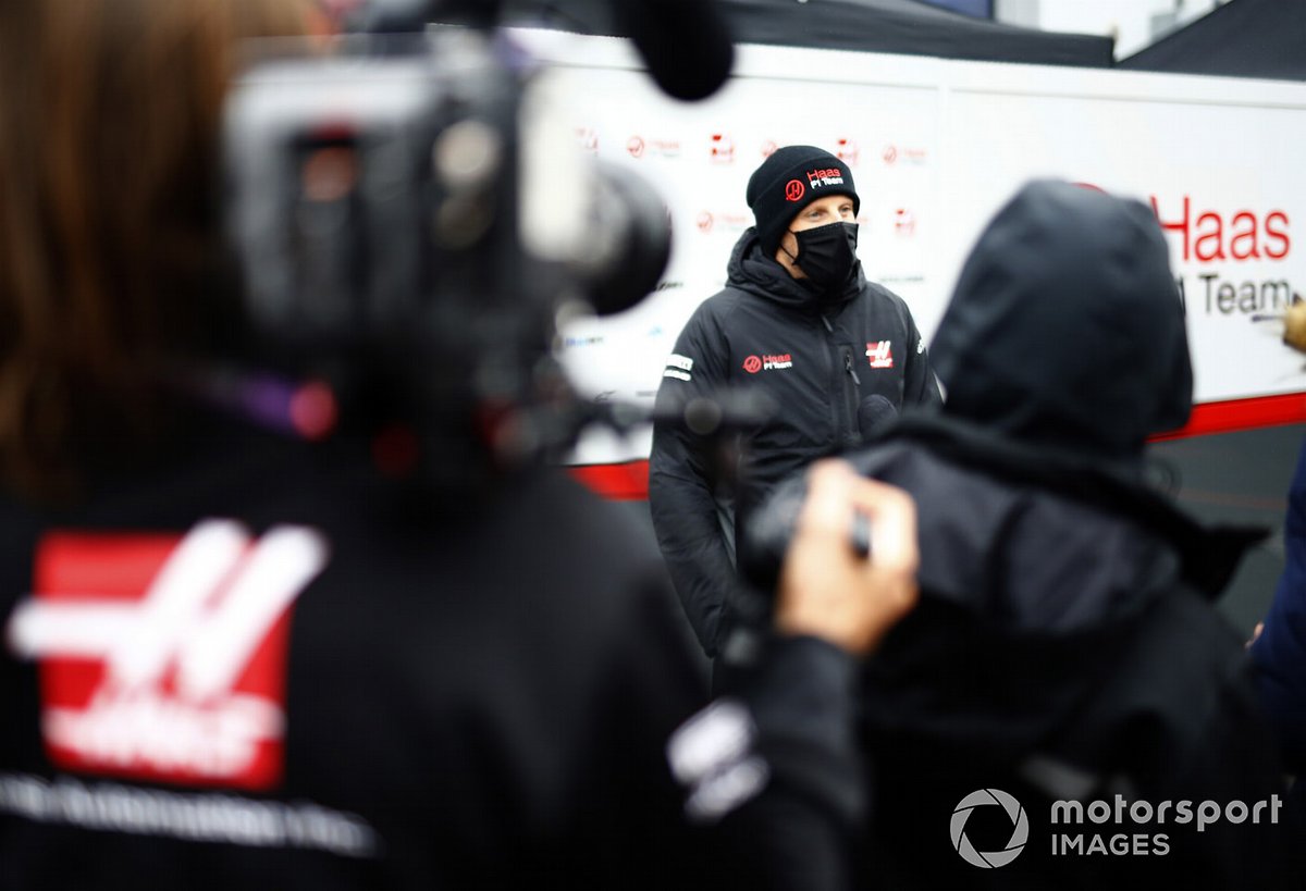 Romain Grosjean, Haas F1 nel paddock