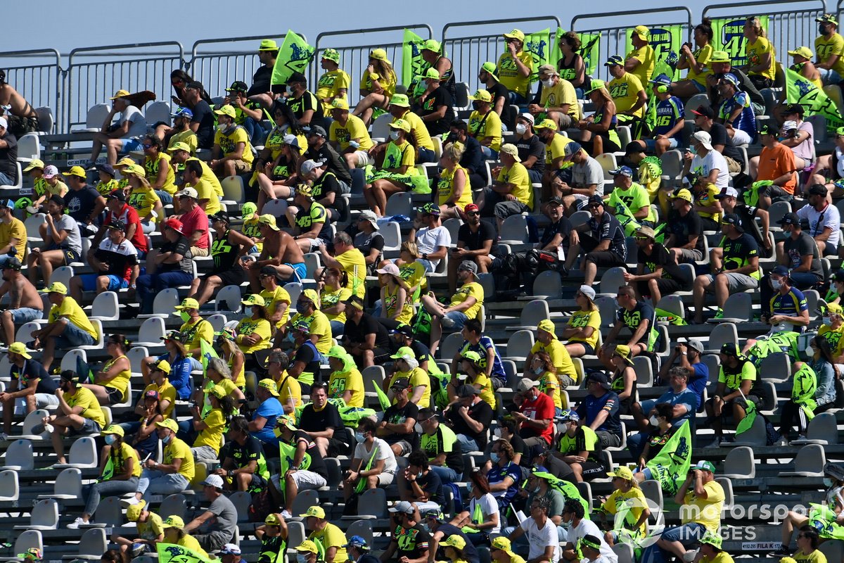 Fan alla gara del GP di San Marino