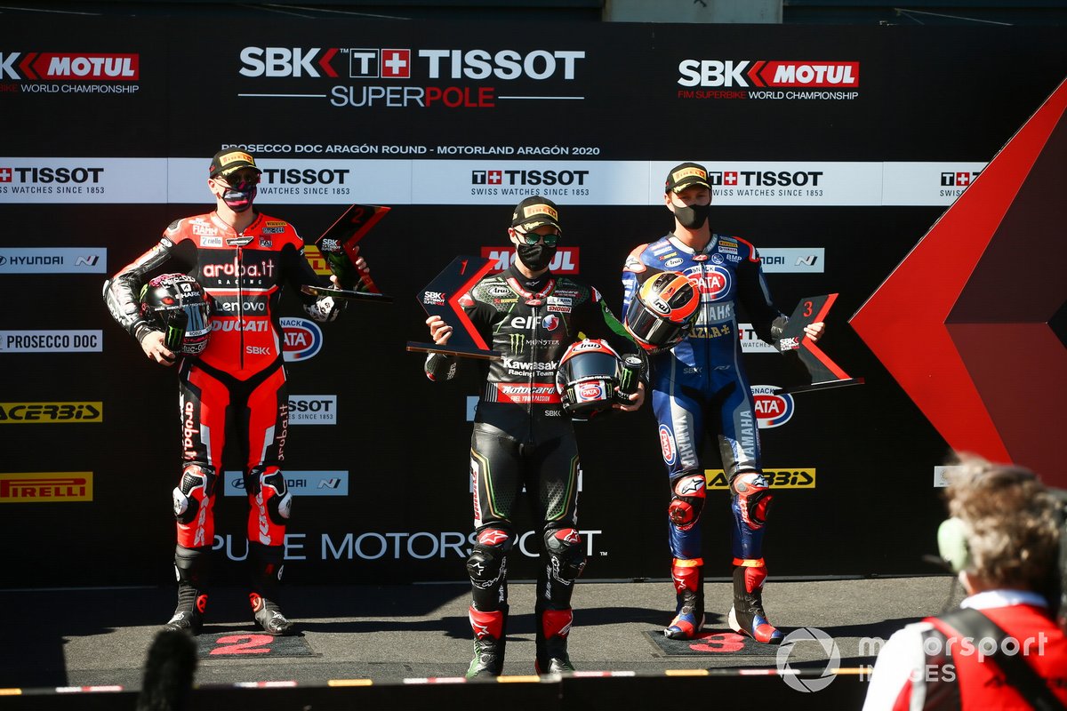 Scott Redding, Aruba.it Racing Ducati, Jonathan Rea, Kawasaki Racing Team, Michael van Der Mark, Pata Yamaha