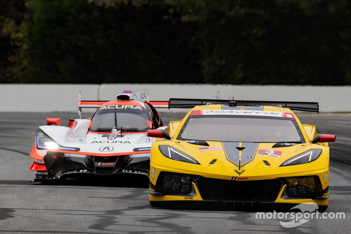 #3 Corvette Racing Corvette C8.R, GTLM: Antonio Garcia, Jordan Taylor, Nicky Catsburg #6 Acura Team Penske Acura DPi, DPi: Juan Pablo Montoya, Dane Cameron, Simon Pagenaud