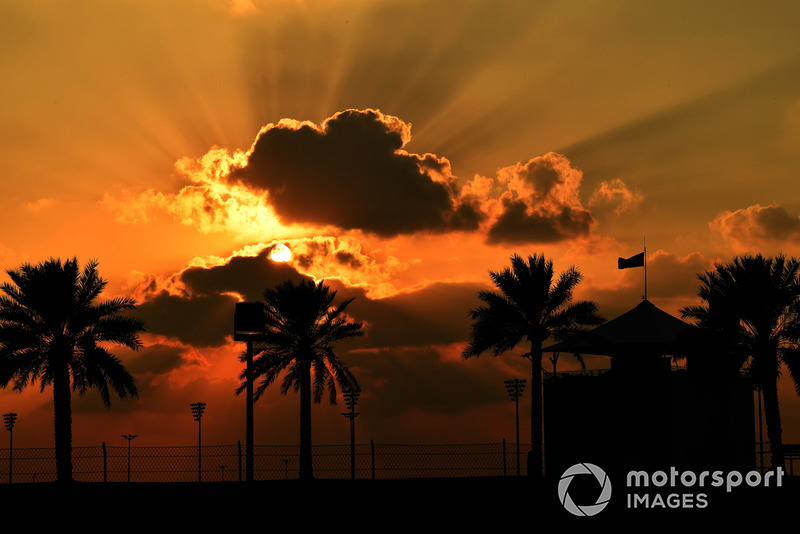 Sunset and clouds
