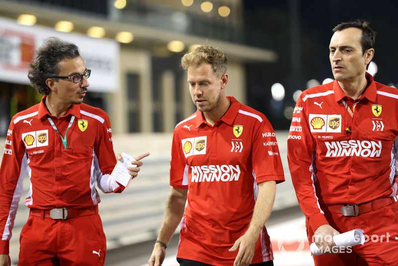 Себастьян Феттель, Лоран Мекіс, Ріккардо Адамі, Ferrari