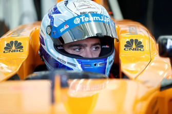 Jimmie Johnson in the McLaren