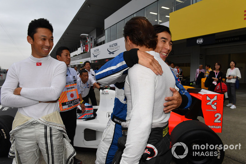 Kazuki Nakajima, Takuma Sato és Felipe Massa