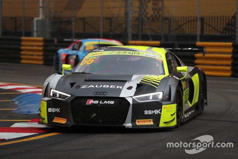 #66 Audi Sport Team WRT Audi R8 LMS: Robin Frijns