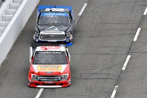 Myatt Snider, ThorSport Racing, Ford F-150, Brett Moffitt, Hattori Racing Enterprises, Toyota Tundra AW N.C. / AISIN GROUP