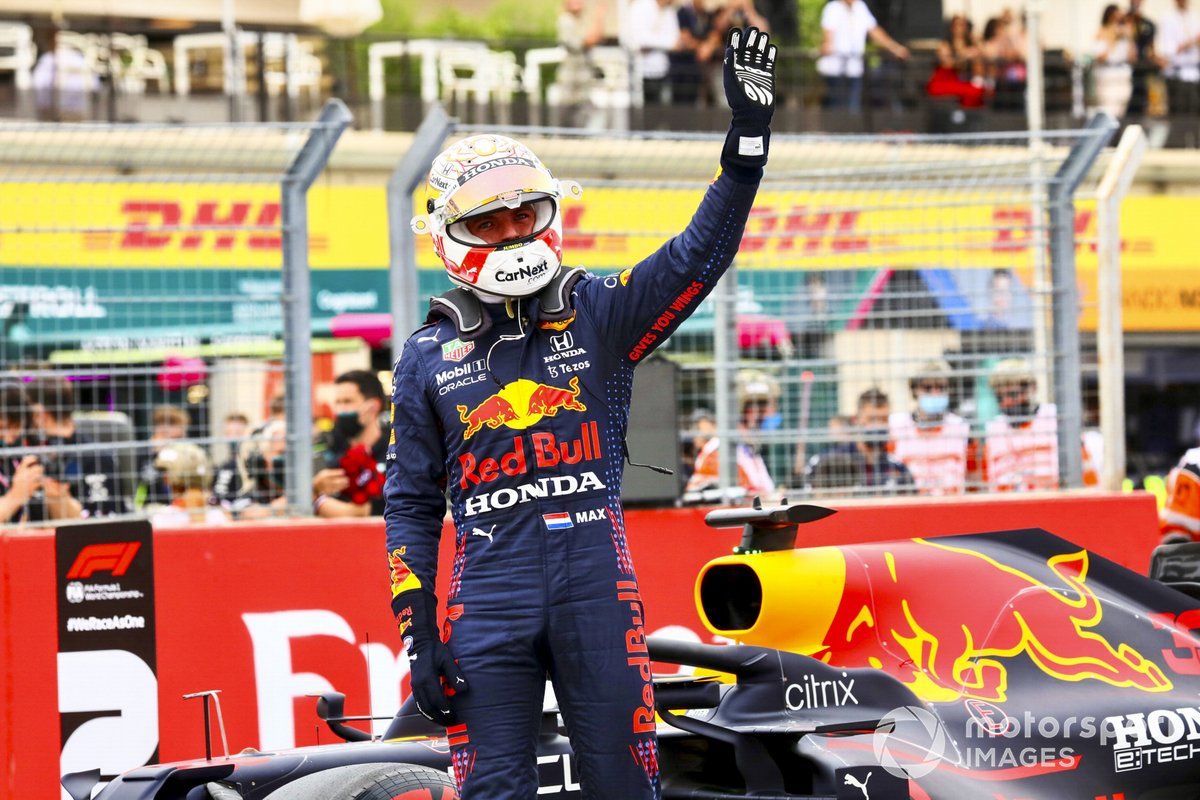 Ganador de la pole Max Verstappen, Red Bull Racing