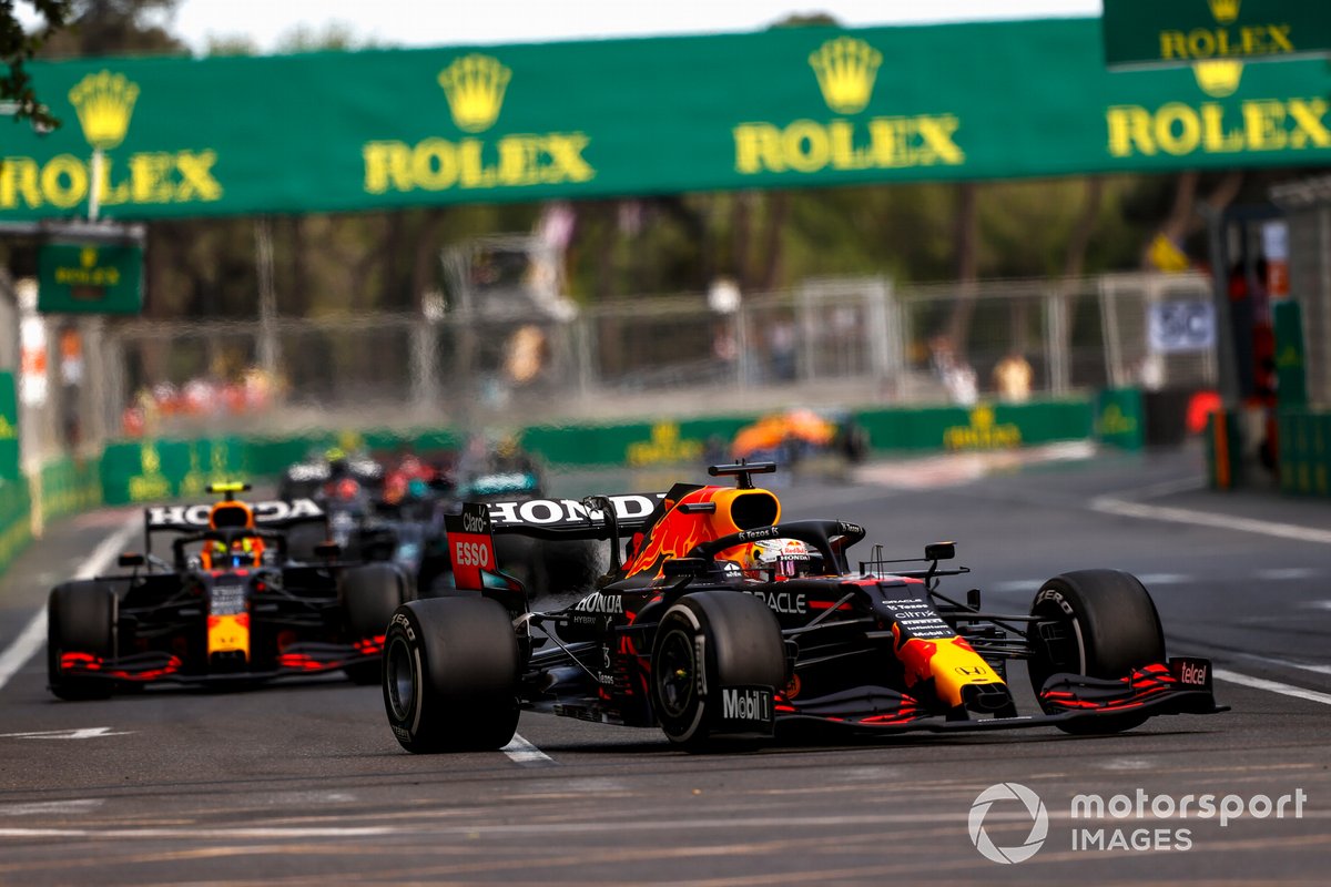 Max Verstappen, Red Bull Racing RB16B, Sergio Perez, Red Bull Racing RB16B
