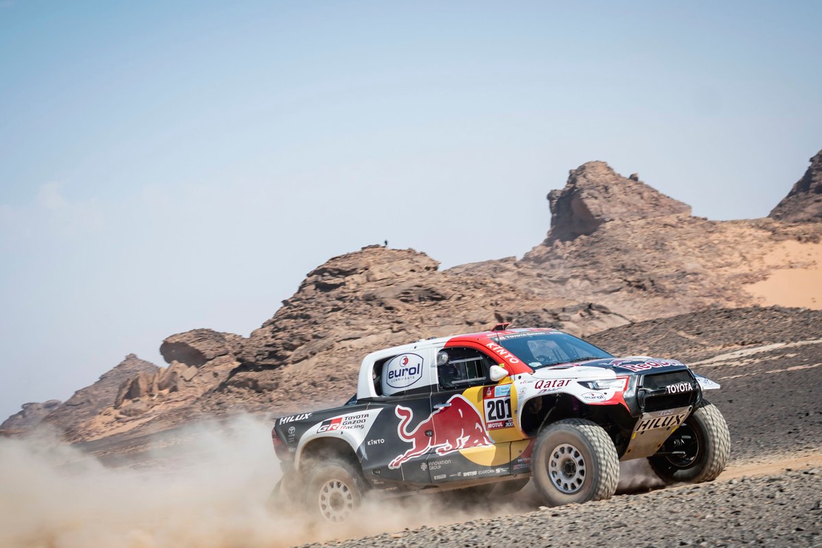 #201 Toyota Gazoo Racing Toyota: Nasser Al-Attiya, Matthieu Baumel