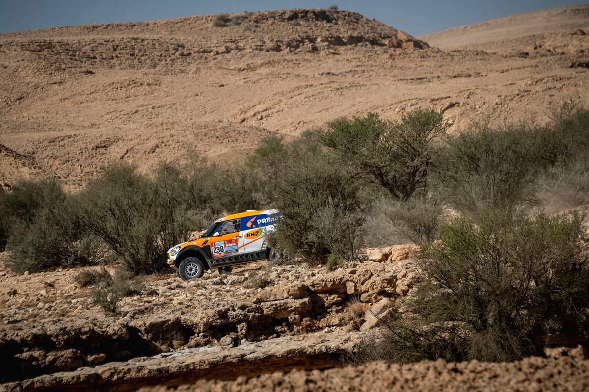 #238 X-Raid Mini John Cooper Works Rally Mini: Laia Sanz, Maurizio Gerini