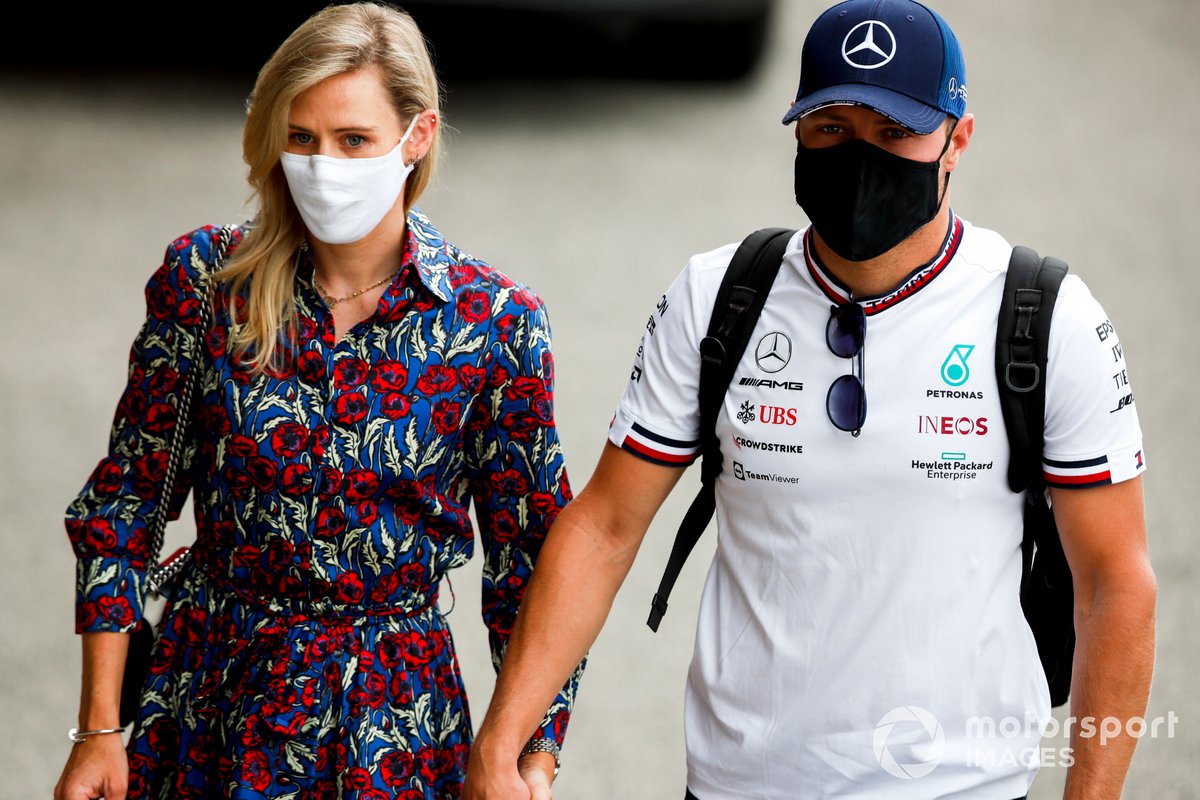 Tiffany Cromwell y Valtteri Bottas, Mercedes