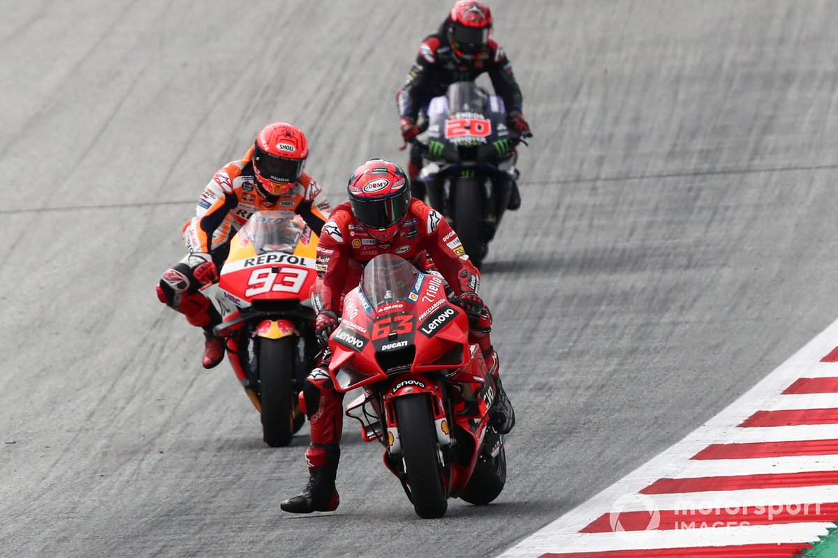 Francesco Bagnaia, Ducati Team Marc Marquez, Repsol Honda Team