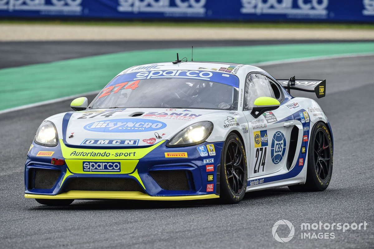 #274 Autorlando Sport, Porsche 718 Cayman GT4: Dario Baruchelli, Maurizio Fratti