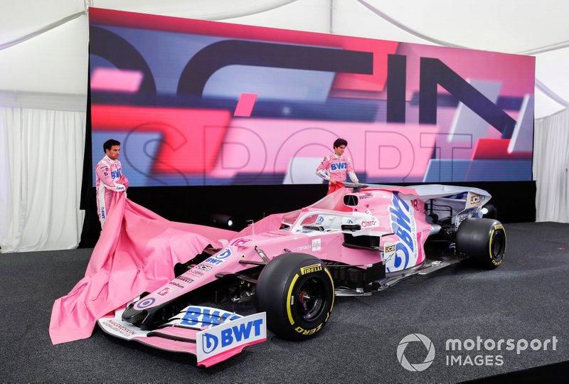 Sergio Pérez, Racing Point y Lance Stroll, Racing Point