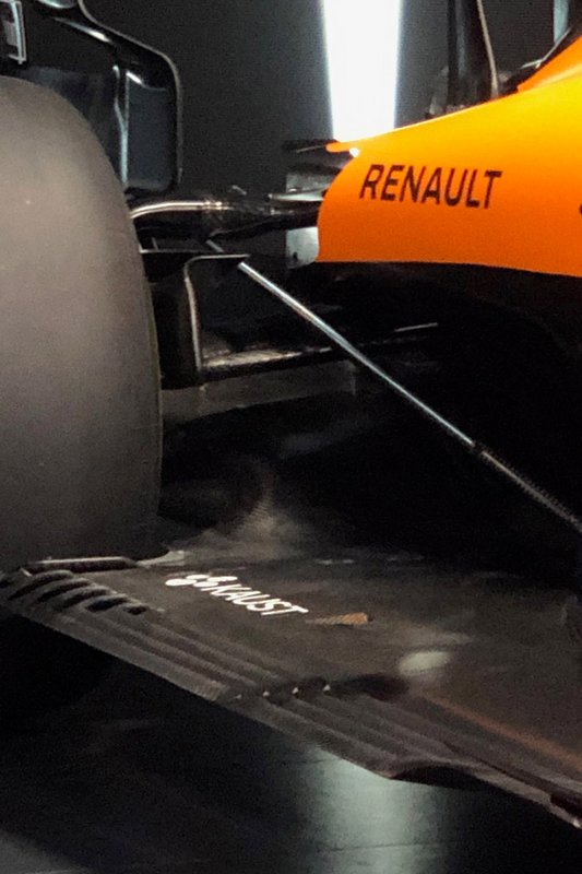 McLaren MCL35, dettaglio della parte posteriore