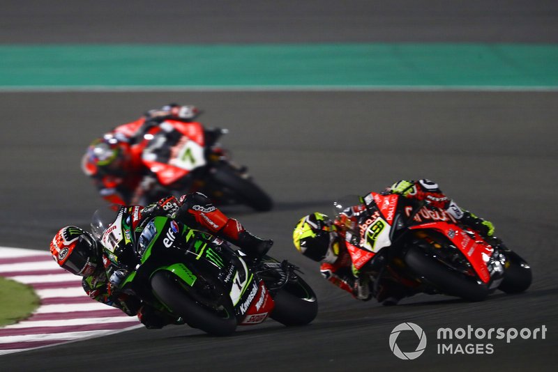 Jonathan Rea, Kawasaki Racing Team, Alvaro Bautista, Aruba.it Racing-Ducati Team, Chaz Davies, Aruba.it Racing-Ducati Team