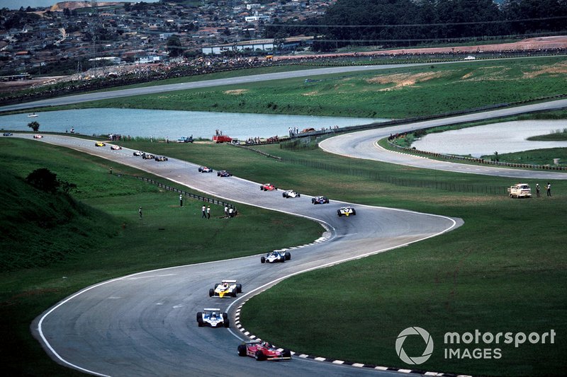 Gilles Villeneuve, Ferrari, Jean-Pierre Jabouille, Renault,Didier Pironi, Ligier