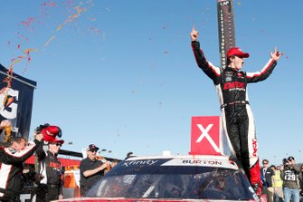 Race Winner: Harrison Burton, Joe Gibbs Racing, Toyota Supra