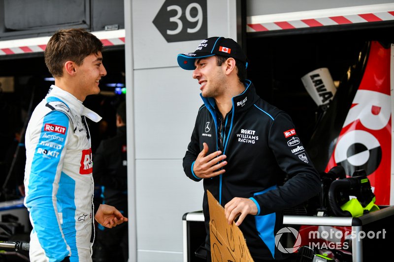 Nicholas Latifi, Williams Racing, tiene un messaggio per George Russell, Williams Racing