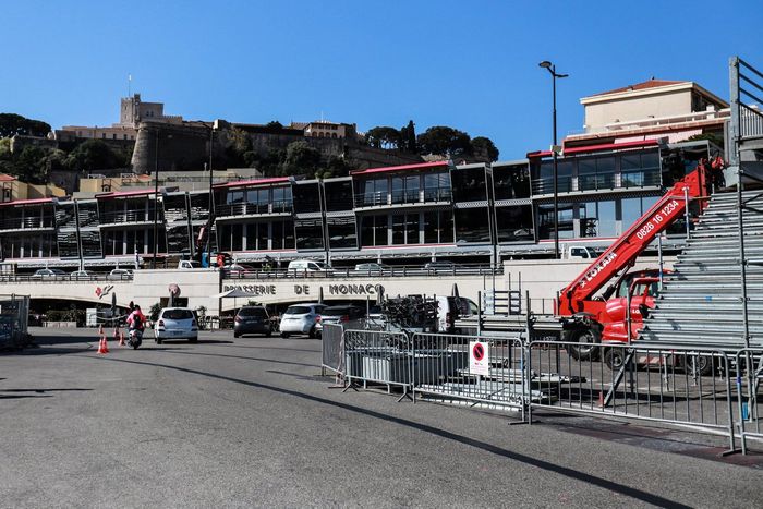 Preparación del GP de Mónaco