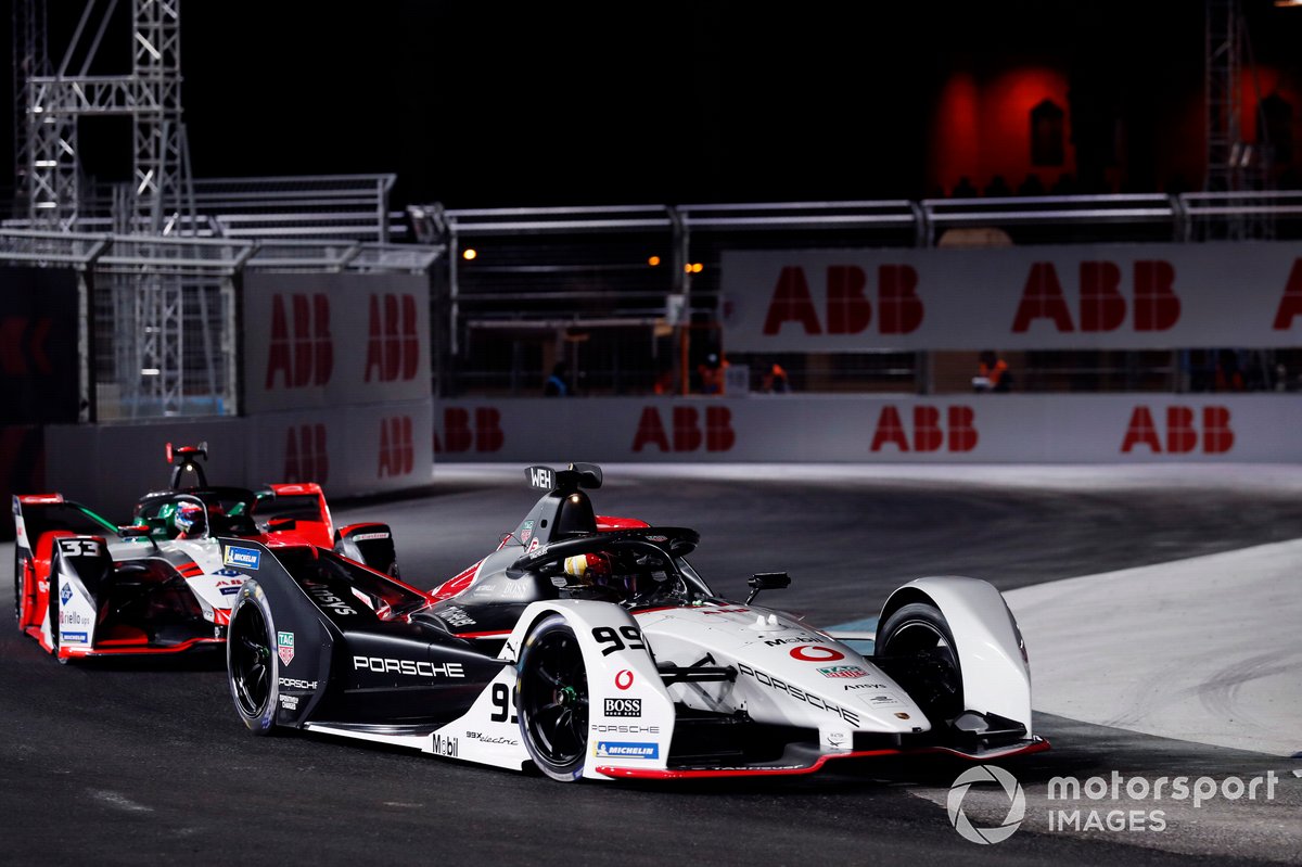 Pascal Wehrlein, Tag Heuer Porsche, Porsche 99X Electric, Rene Rast, Audi Sport ABT Schaeffler, Audi e-tron FE07