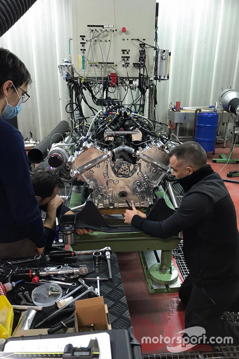 Motor del Glickenhaus 007 LMH de Pipo Motors