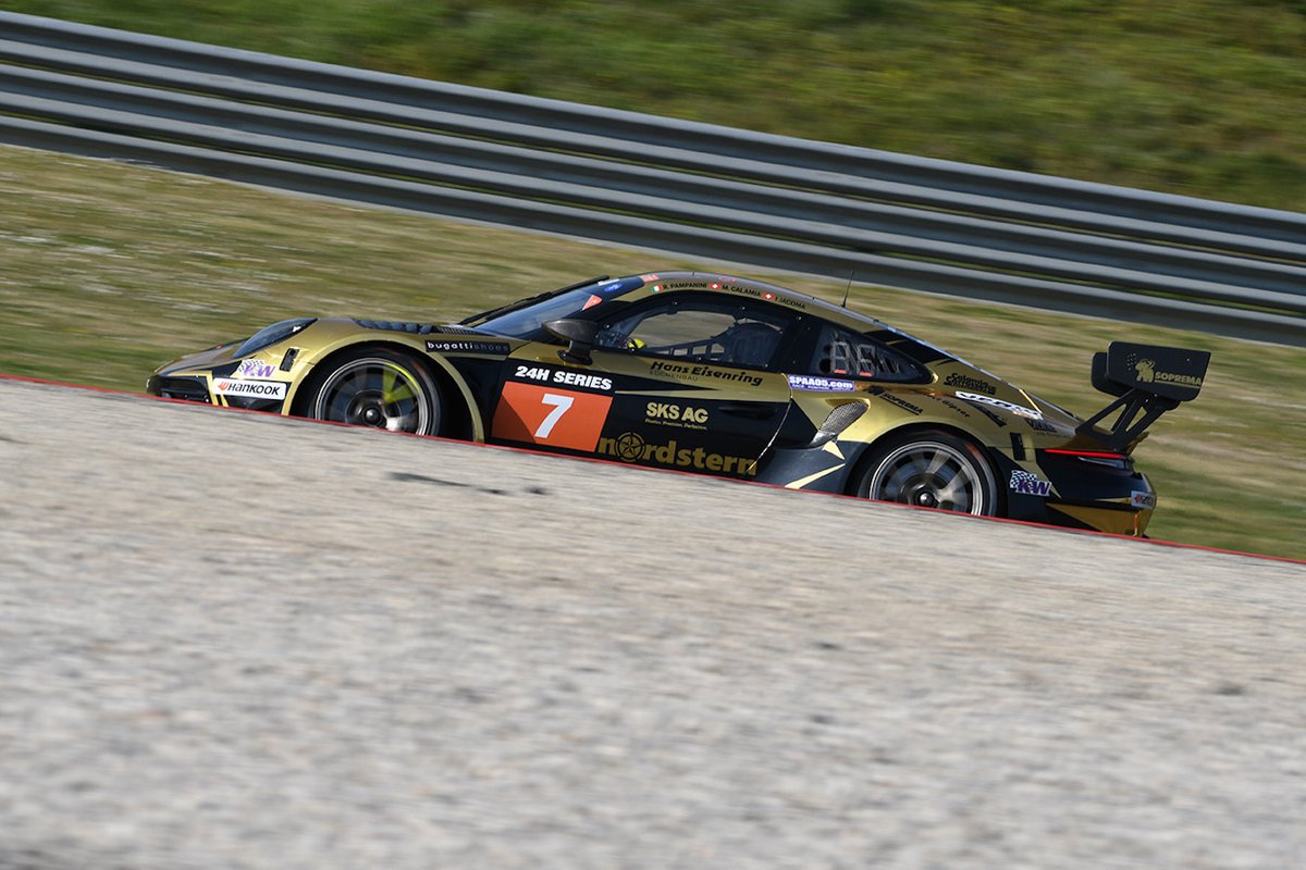 #7 Dinamic Motorsport: Roberto Pampanini, Mauro Calamia, Ivan Jacoma, Porsche 911 GT3 R