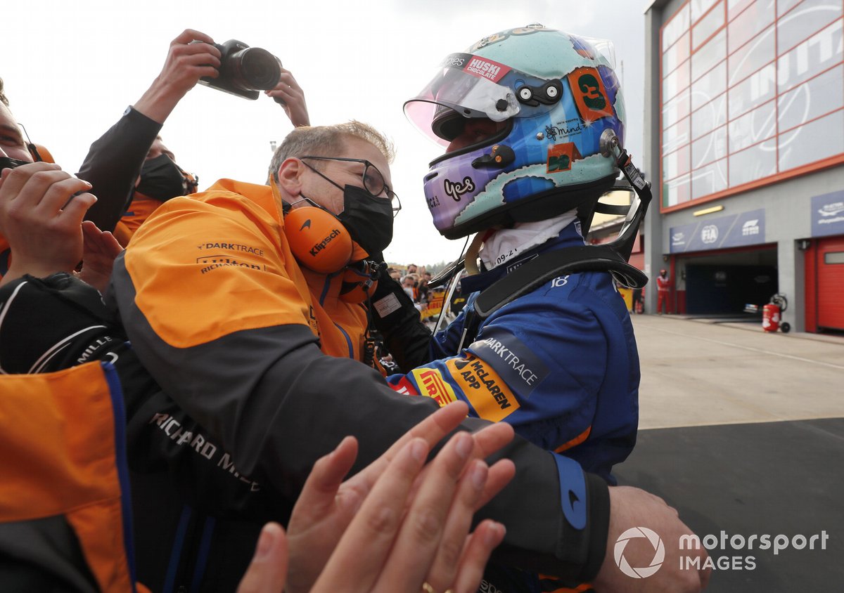 Daniel Ricciardo, McLaren, después de la carrera