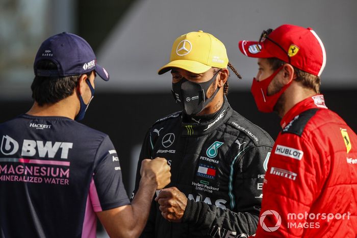 Sergio Pérez, Racing Point, Lewis Hamilton, Mercedes F1, Sebastian Vettel, Ferrari