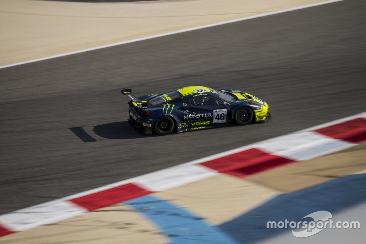 #46 Kessel Racing Monster VR46, Ferrari 488 GT3: Valentino Rossi, Alessio Salucci, Luca Marini