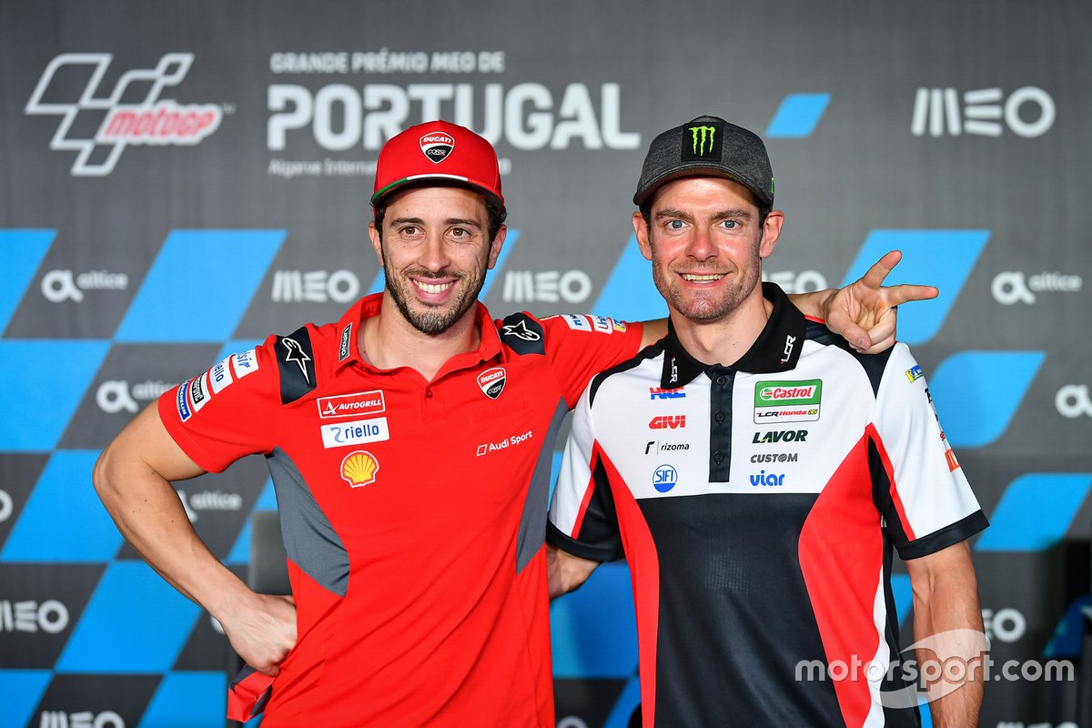 Andrea Dovizioso ketika masih membela Ducati Team bersama Cal Crutchlow saat memperkuat LCR Honda