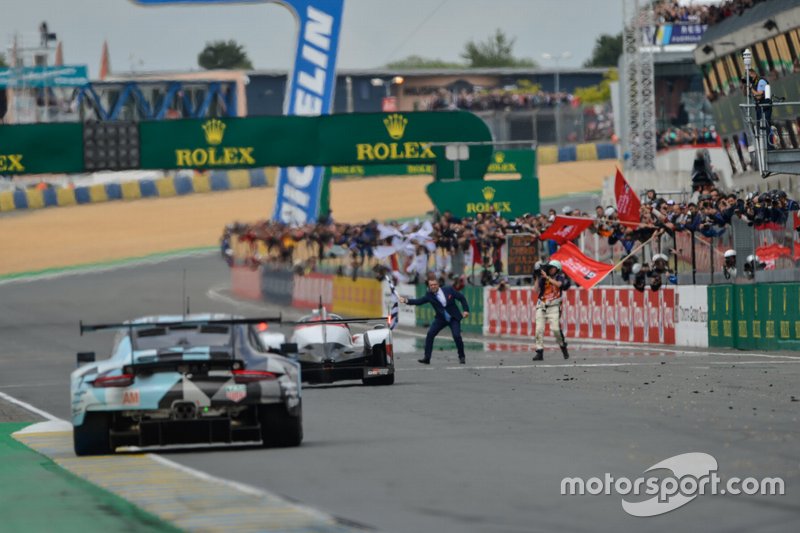 Winner #8 Toyota Gazoo Racing Toyota TS050: Sébastien Buemi, Kazuki Nakajima, Fernando Alonso
