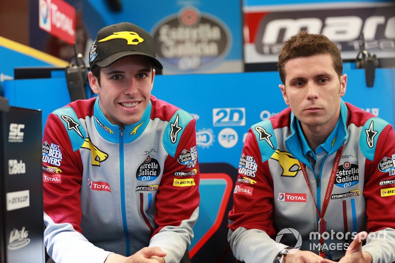 Alex Marquez, Marc VDS Racing, con Joan Olivé