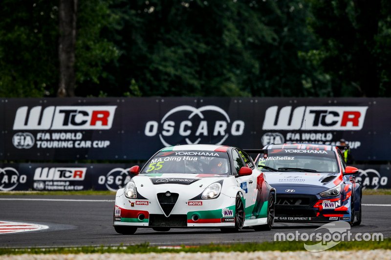 Ma Qing Hua, Team Mulsanne Alfa Romeo Giulietta TCR, Norbert Michelisz, BRC Hyundai N Squadra Corse Hyundai i30 N TCR